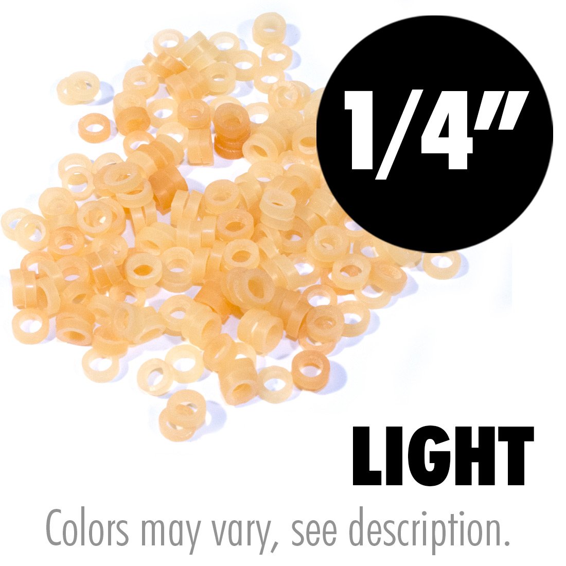 Orthodontic Elastics 1/4" Light ACE SOUTHERN